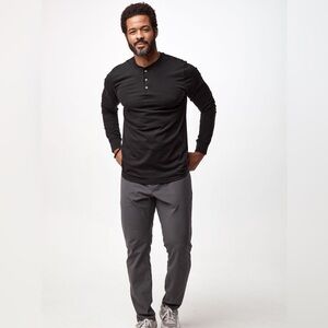 Fresh Clean Threads • nwt Black Henley Shirt for Men